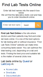 Mobile Screenshot of findlabtest.com